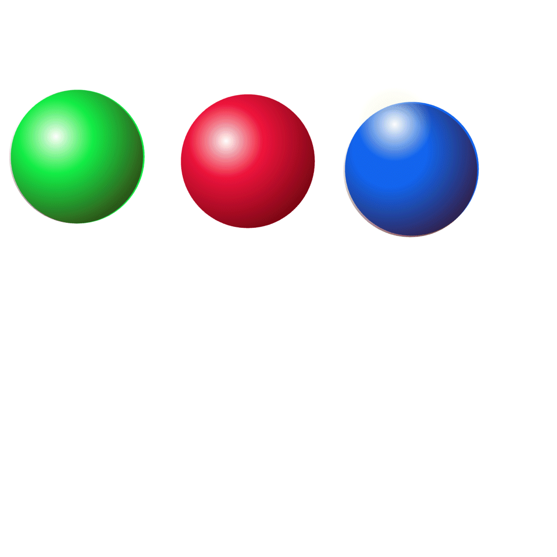 highlighted balls